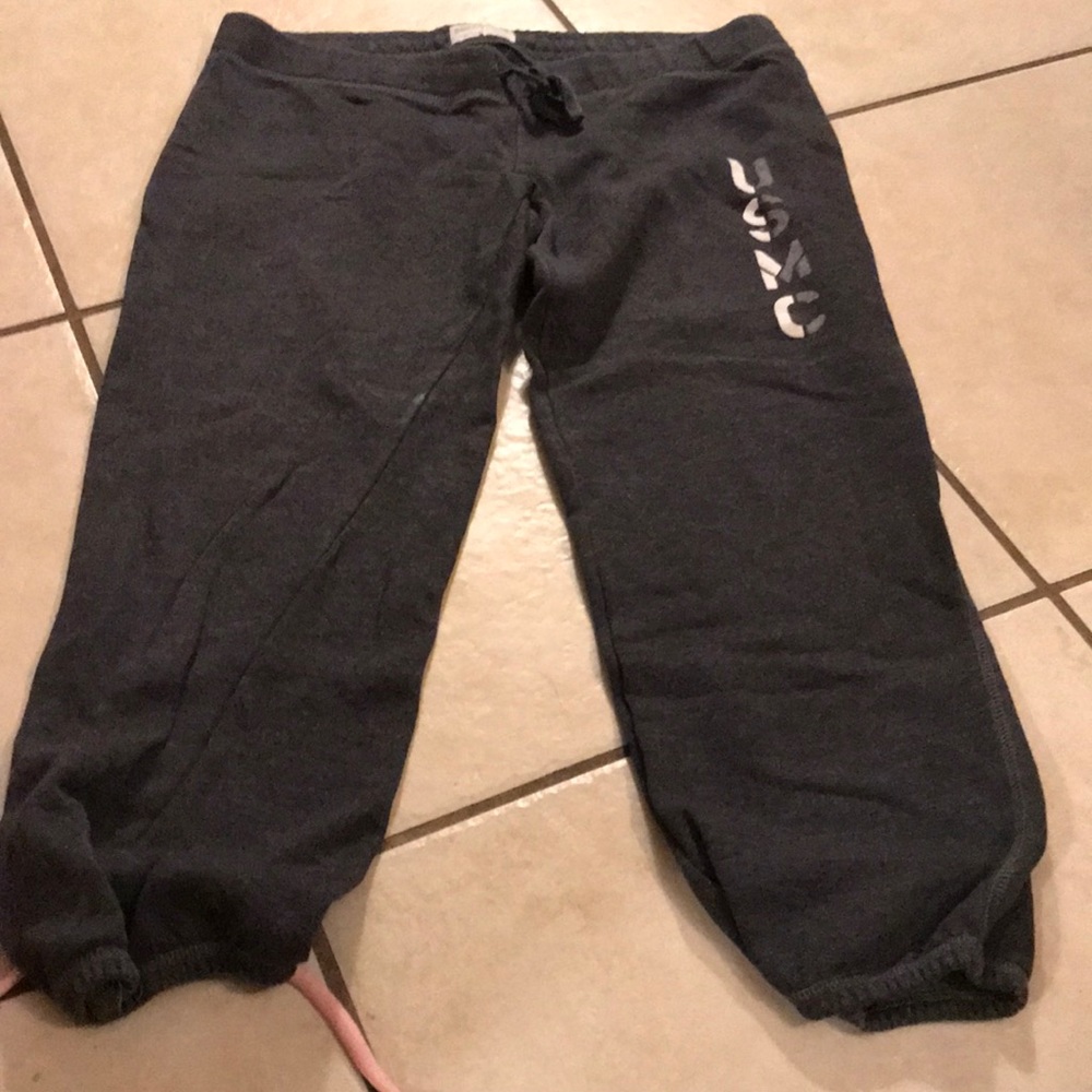 👑USMC gray Capri sweatpants